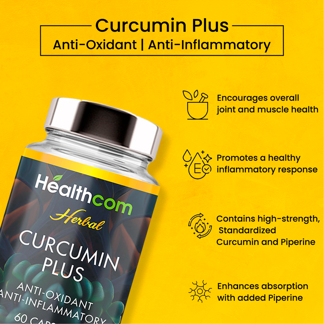 Curcumin Plus Capsule | For Joint Health & Overall Wellness