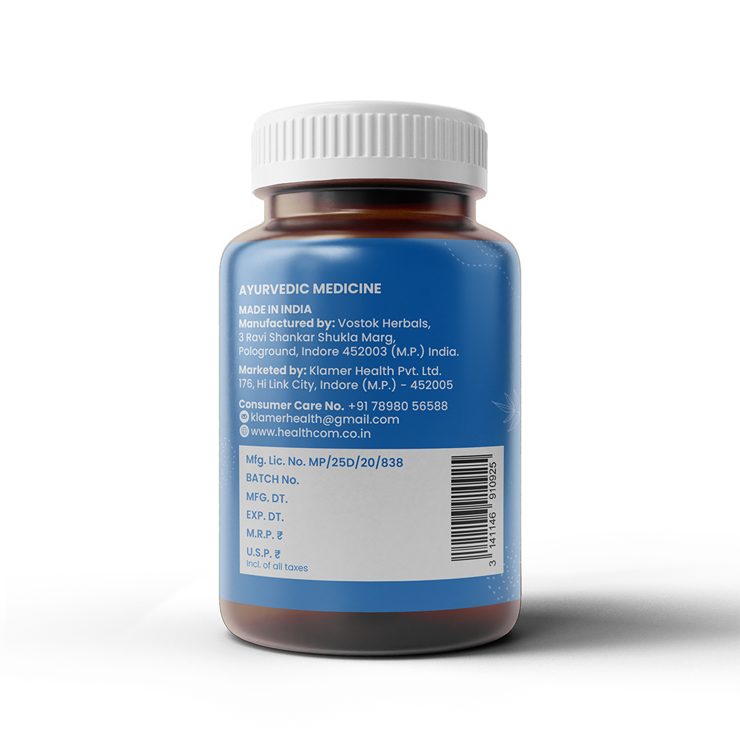 Healthcom Shuddha Shilajit Capsules | Pure Shilajit for Stamina & Vitality | 60 Caps