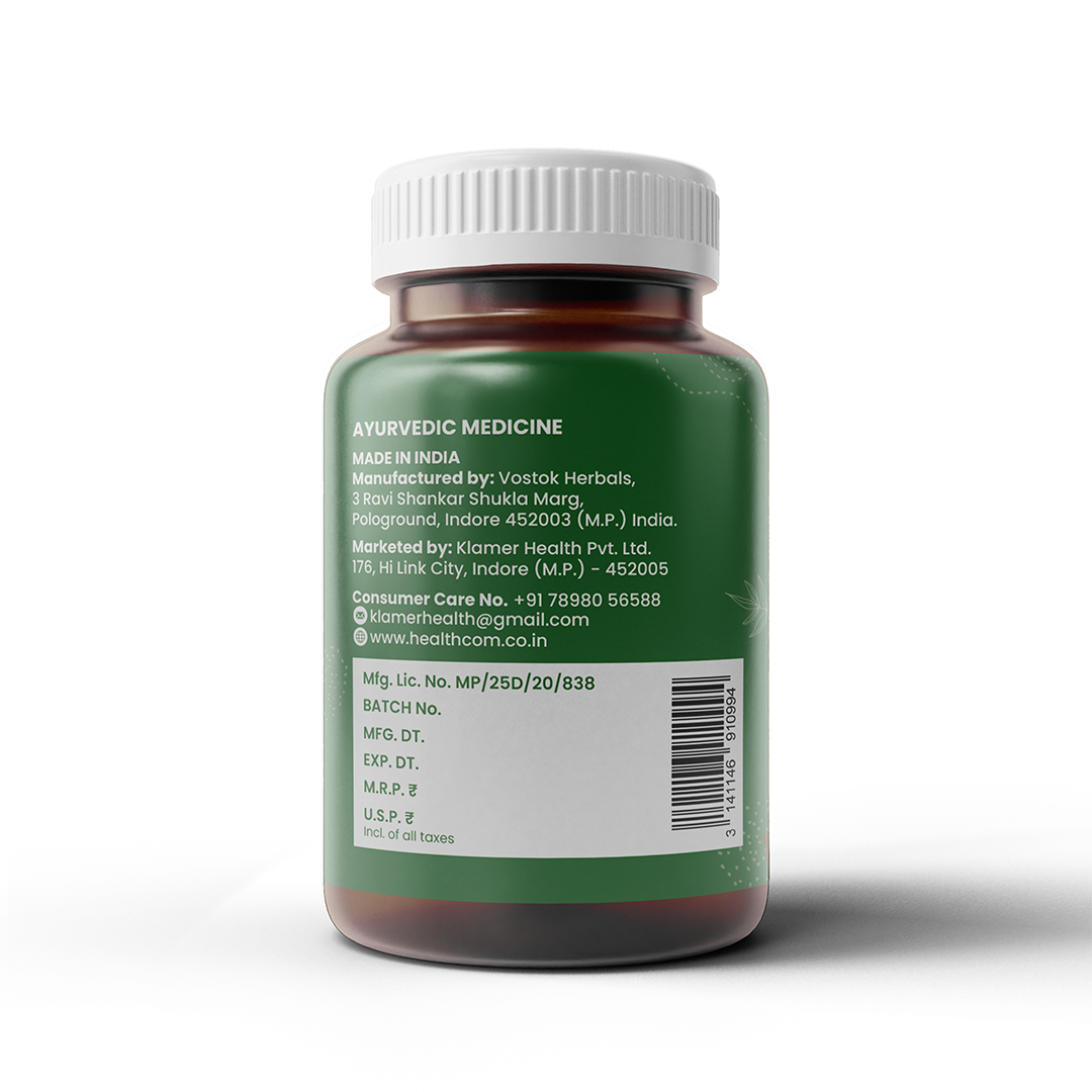 Healthcom Spirulina Capsules | Nature's Superfood for Detox & Nutrition | 60 Caps
