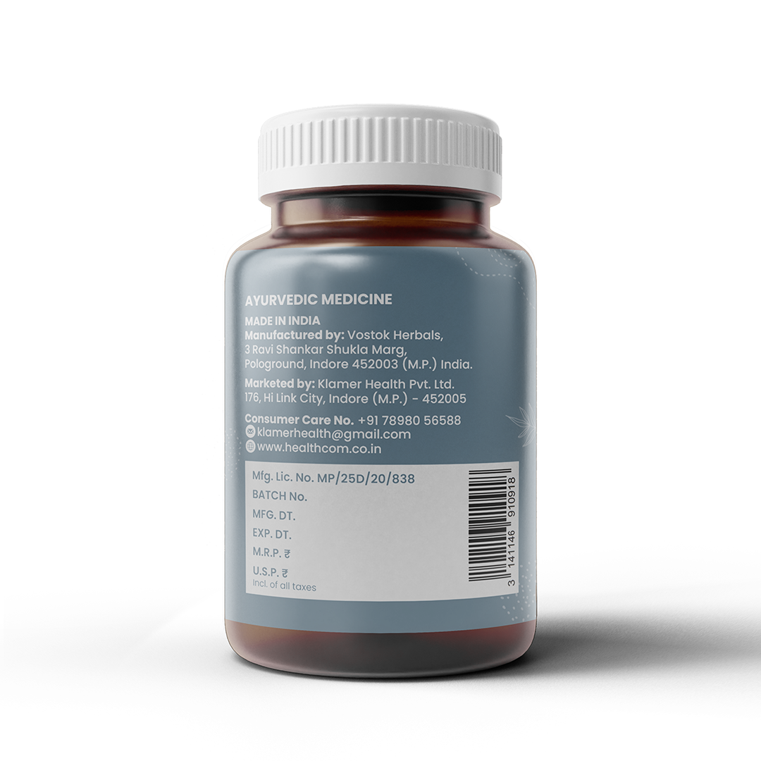 Healthcom Ashwagandha Capsules | Stress Relief & Energy Booster | 60 Ayurvedic Caps