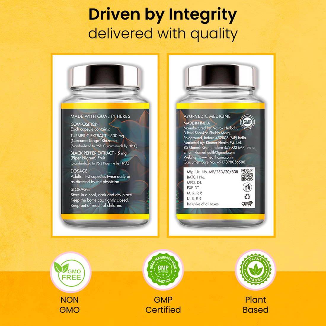 Curcumin Plus Capsule | For Joint Health & Overall Wellness