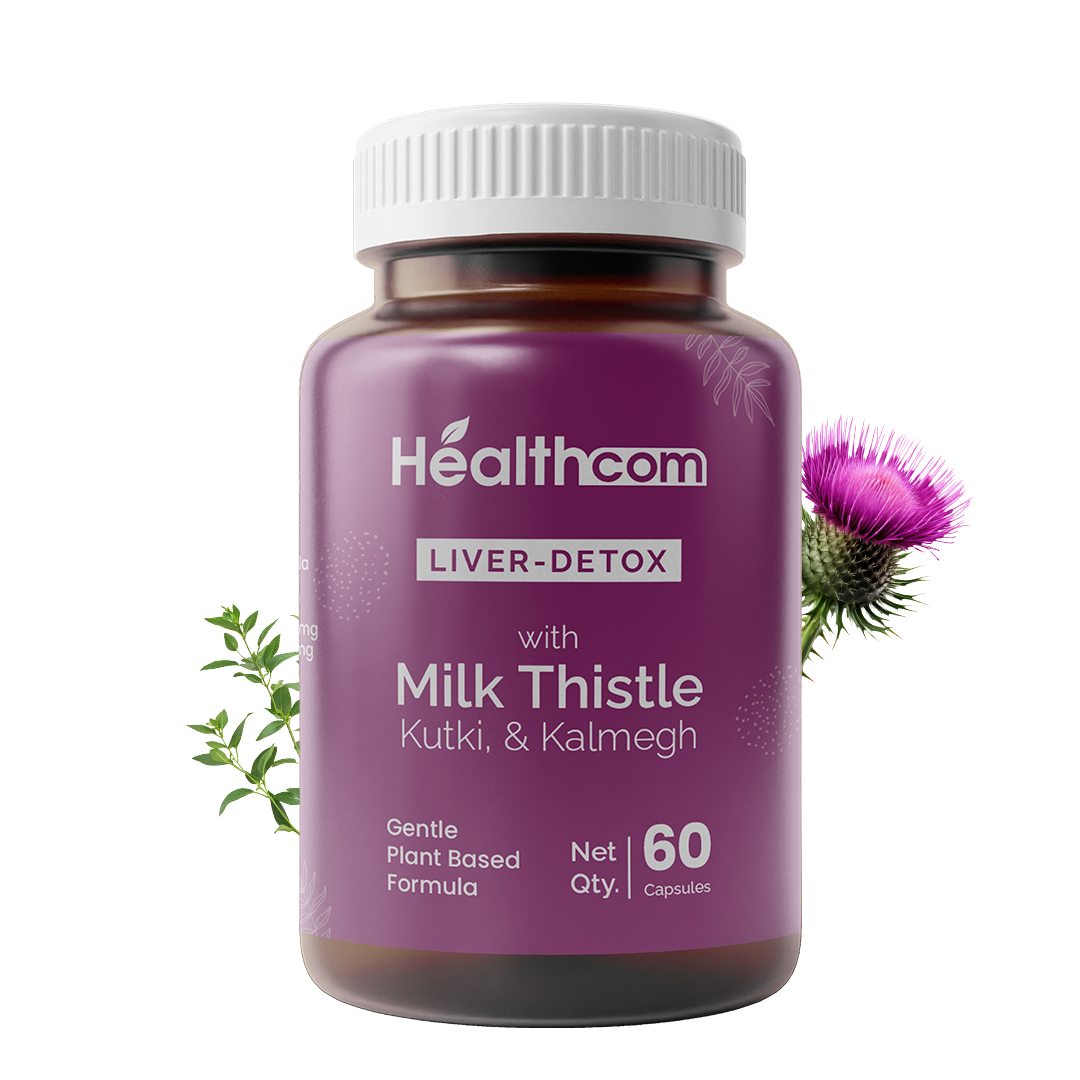 Healthcom Liver Detox Milk Thistle Capsules 60 Capsules