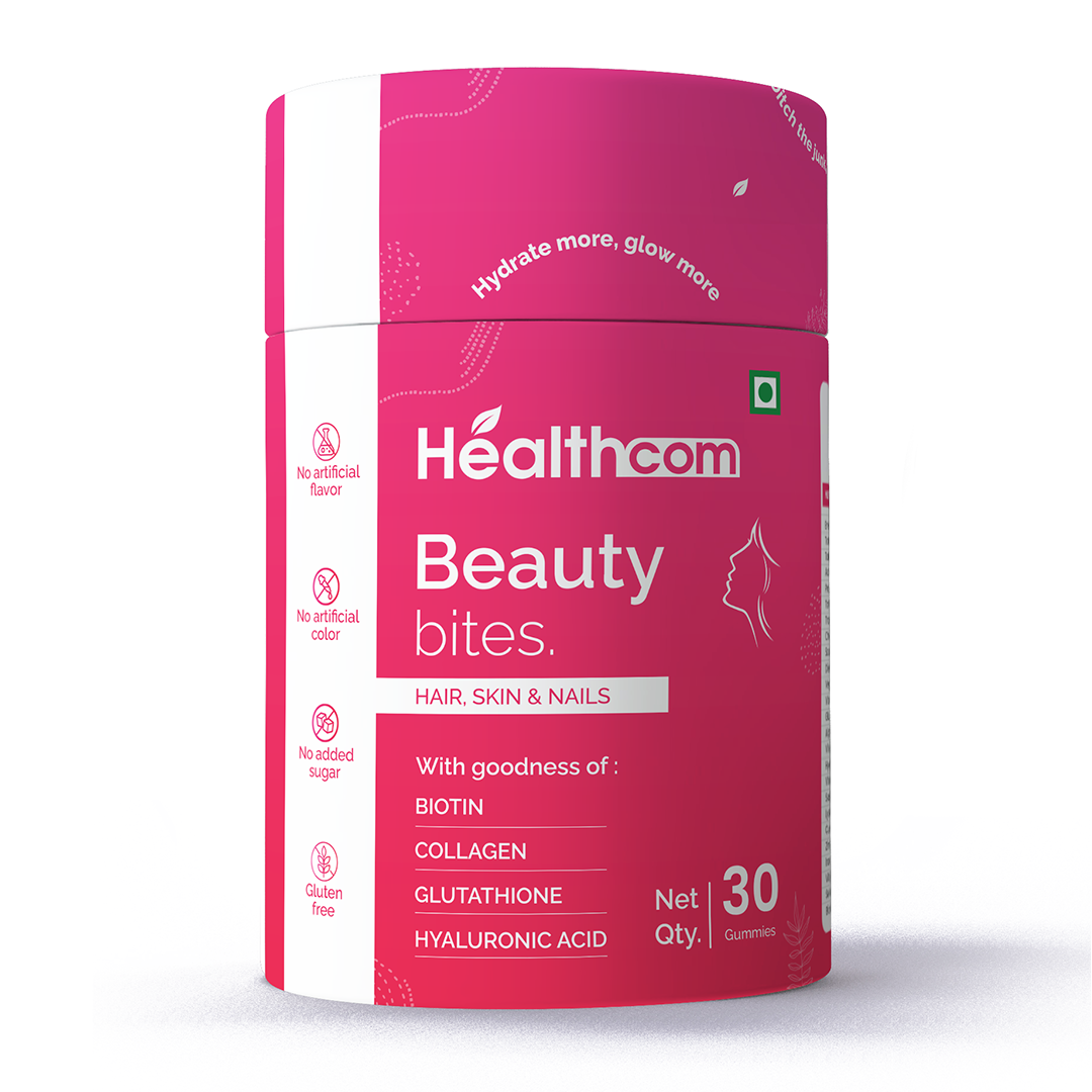 Healthcom Beauty Bites collagen biotin gummies