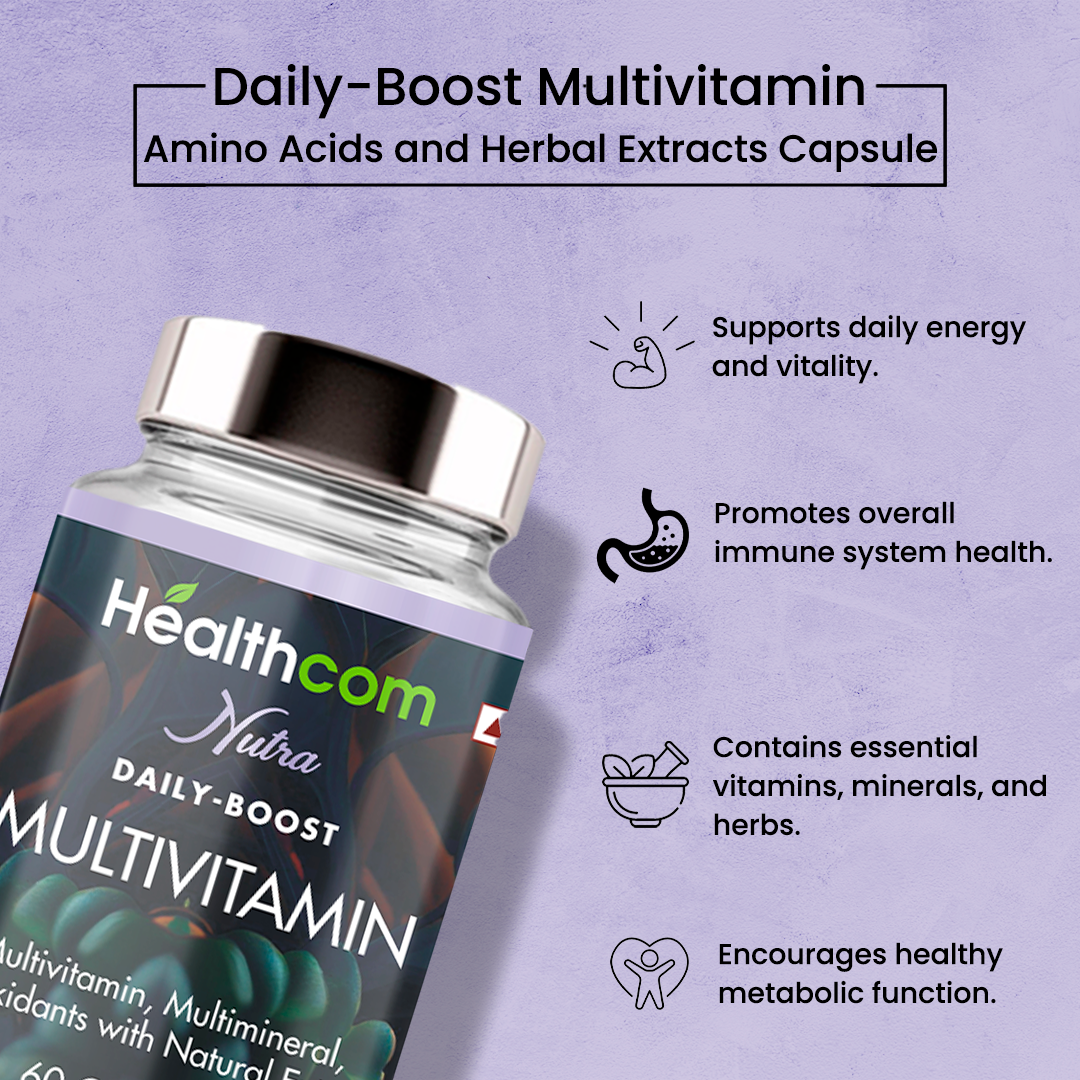 Nutra Multivitamin & Minerals 60 Capsules | Best Multivitamin Capsules