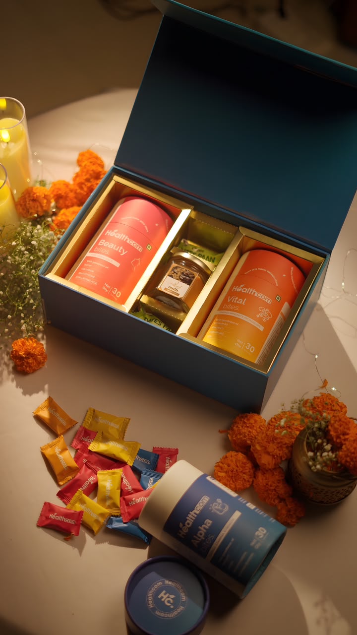 Luxury Diwali Gift Hamper | Premium Wellness Gift by Healthcom
