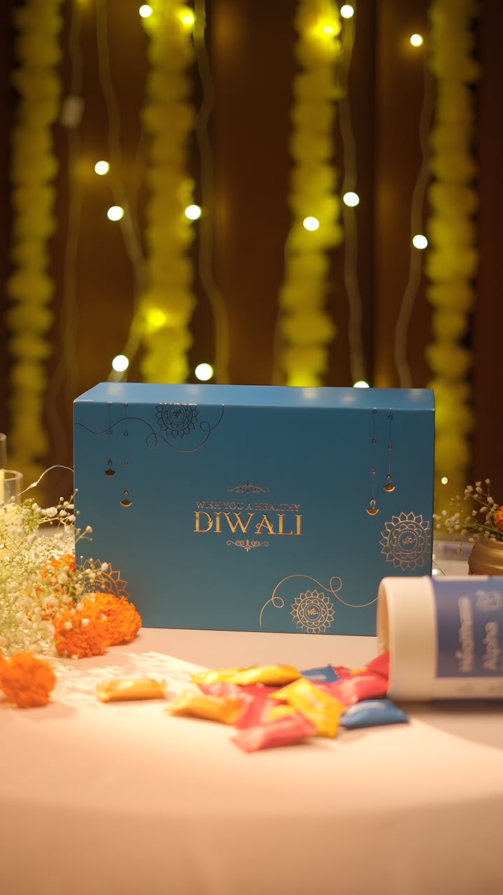 Luxury Diwali Gift Hamper | Premium Wellness Gift by Healthcom