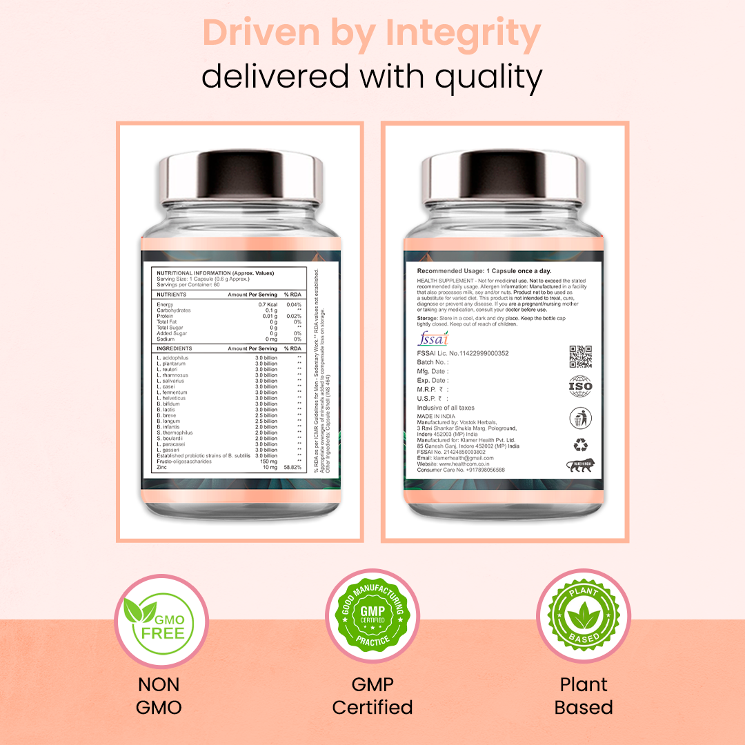 GUT SYNC PROBIOTICS | Best Probiotics Capsules