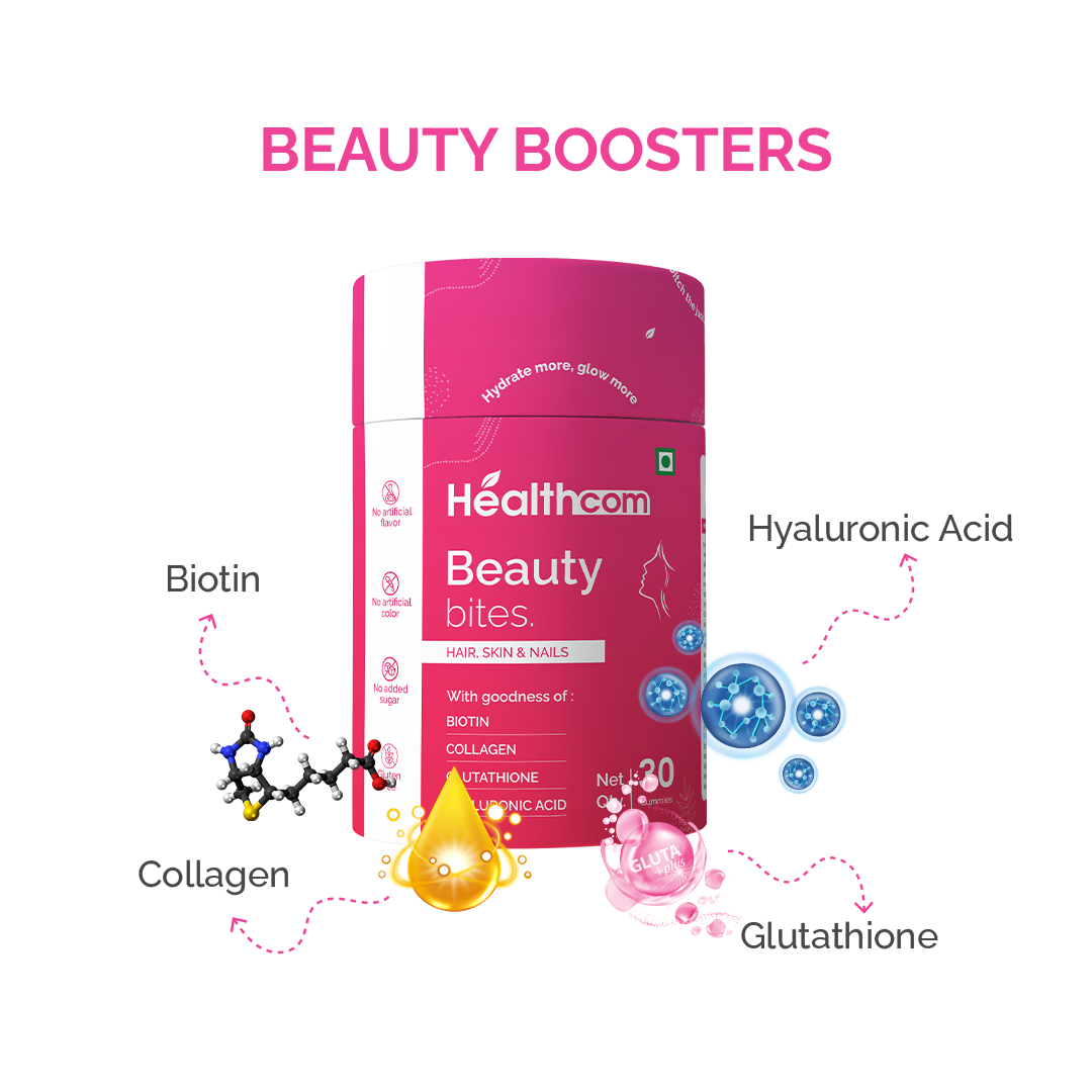 Collagen & biotin gummies for skin, hair, nails