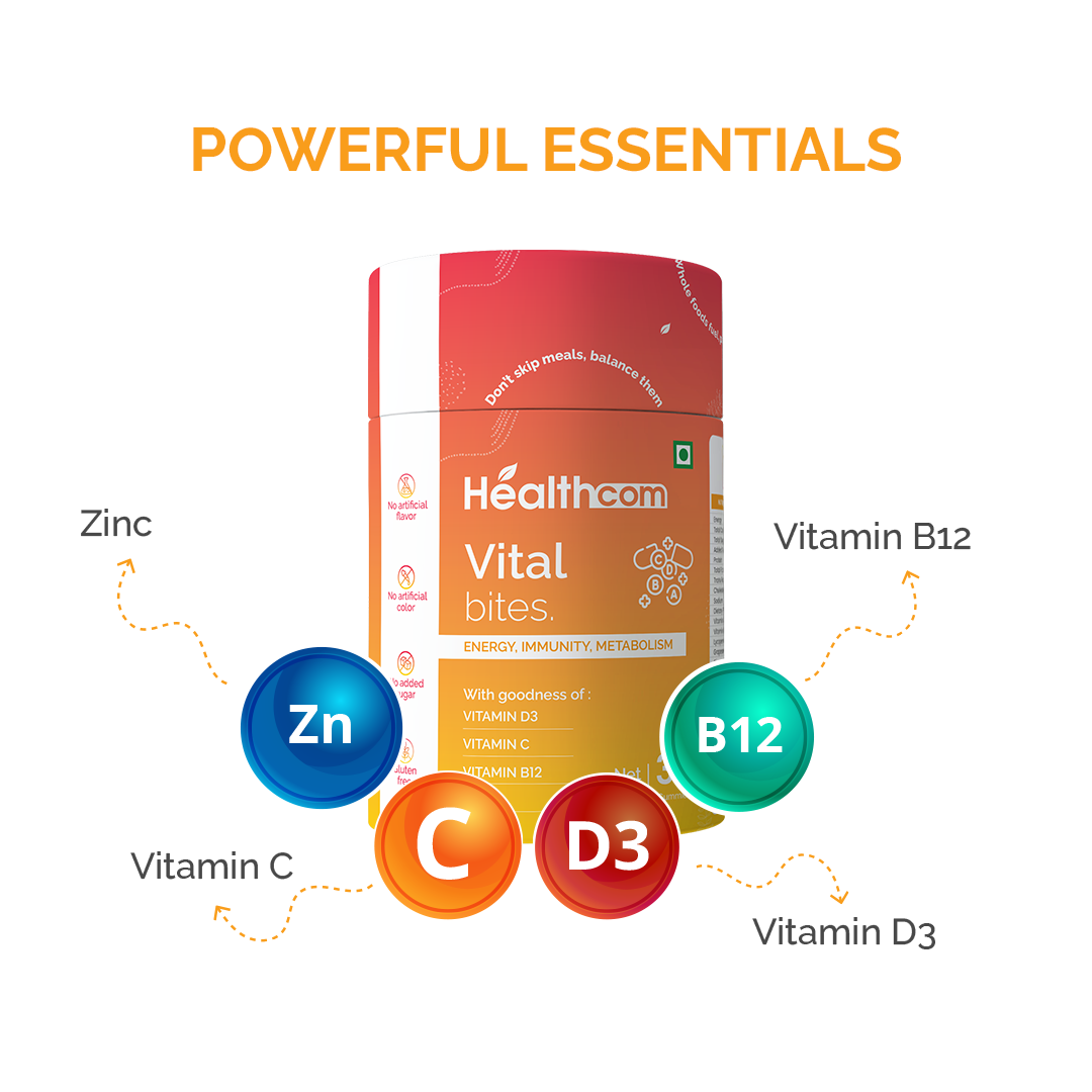 Daily wellness multivitamin gummies by Healthcom