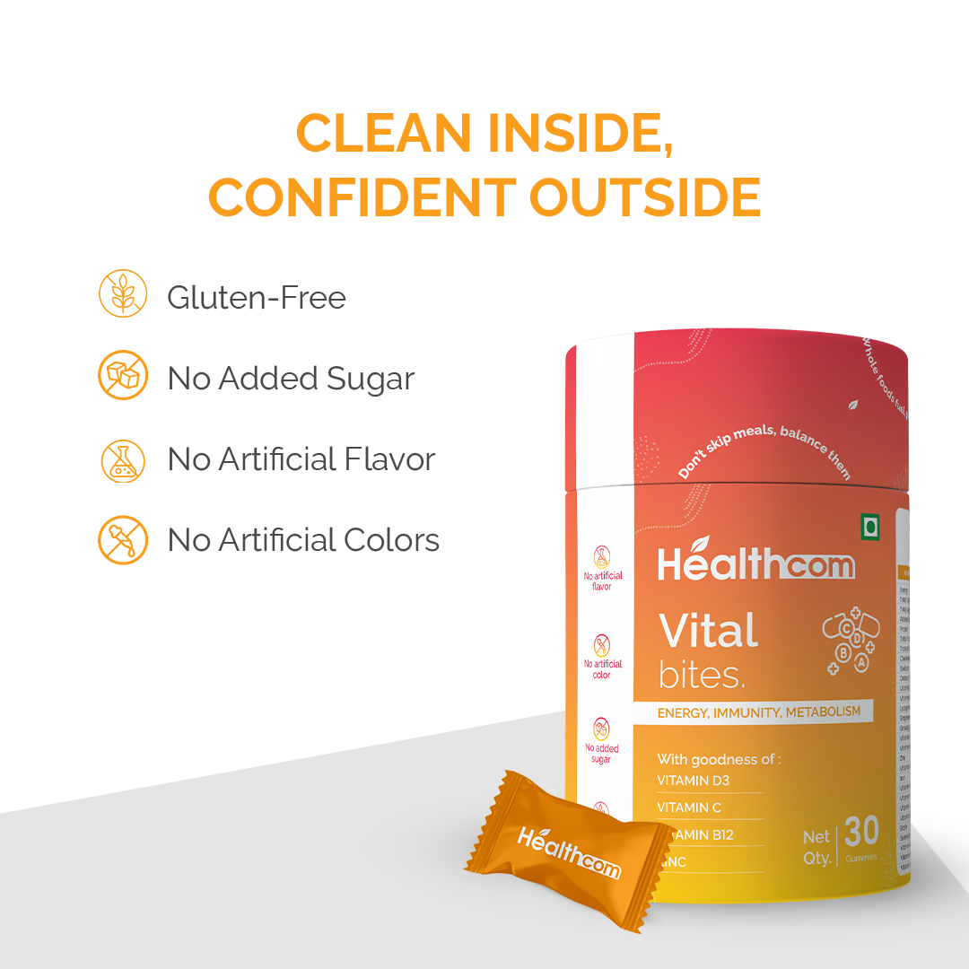 Chewable multivitamin gummies for immunity and energy