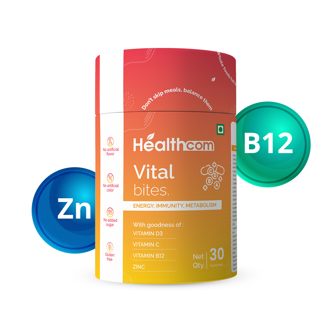 Pack of multivitamin gummies with natural ingredients