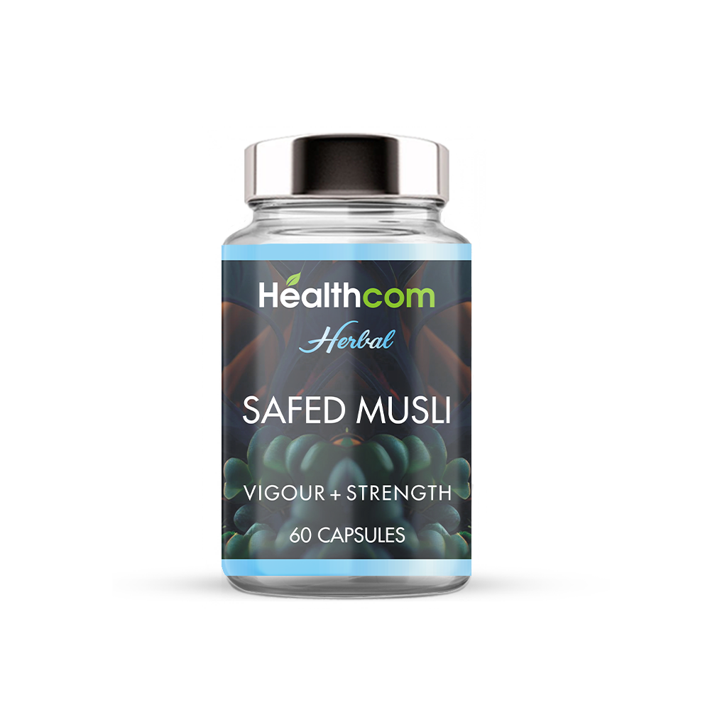 Healthcom Safed Musli Extract 60 Capsules 500mg