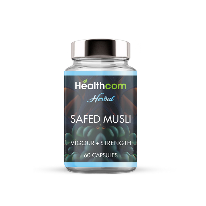 Healthcom Safed Musli Extract 60 Capsules 500mg