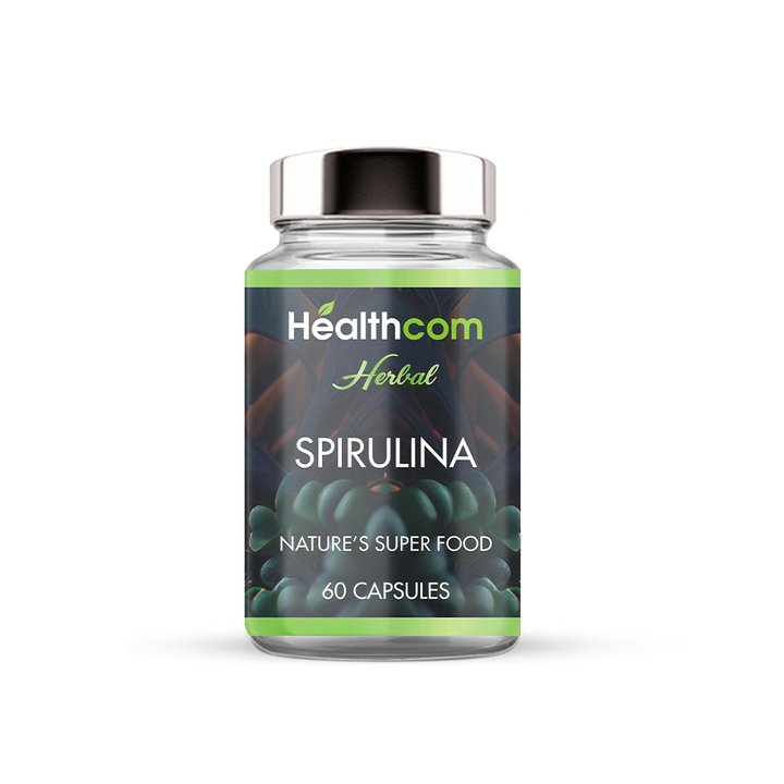 Healthcom Spirulina 60 Capsules 500mg