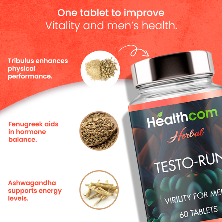 TESTO RUN TABLETS | Best Testosterone Booster Tablet